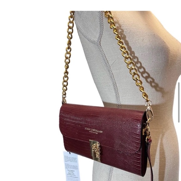 Gorgeous Red Leather Viola Castellani Purse MADE IN ITALY - Picture 9 of 16